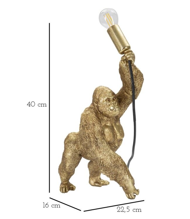 Mauro Ferretti TAFELLAMP GORILLA CM 22,5X16X40