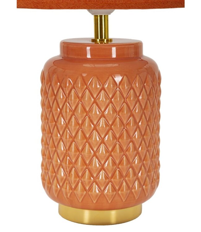 Mauro Ferretti TAFELLAMP VIERKANT ORANJE CM Ø 28X44