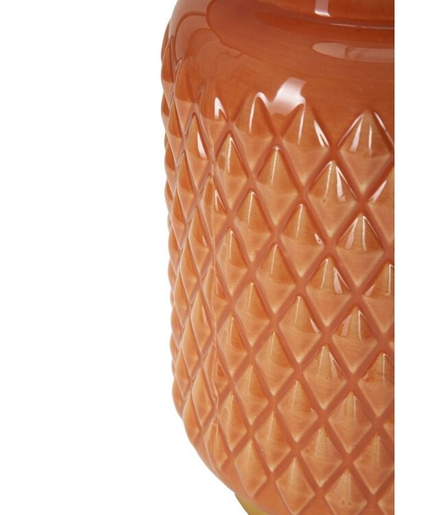 Mauro Ferretti TAFELLAMP VIERKANT ORANJE CM Ø 28X44