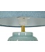 Mauro Ferretti TAFELLAMP VIERKANT TURQUOISE CM Ø 28X44