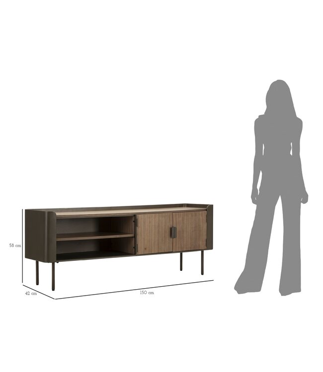Mauro Ferretti TV/HOUDER TORONTO CM 150X42X58