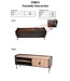 Mauro Ferretti TV/HOUDER TORONTO CM 150X42X58