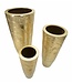 Mauro Ferretti VAASHOUDER GOLDELY SET 3 STUKS CM Ø 50,8X114,9-40X92,7-29,8X70,5