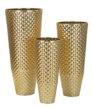 Mauro Ferretti VAASHOUDER GLOTTY SET3 STUKS CM Ø 48X110-40X93-33X77