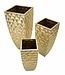 Mauro Ferretti VAASHOUDER GLODY SET 3 STUKS CM 38X38X94-30,5X30,5X76-<br />
23x23x63