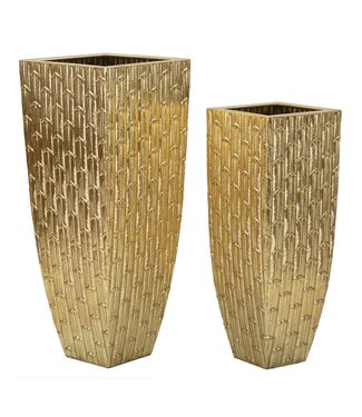 Mauro Ferretti VAASHOUDER GLISS SET 2 STUKS CM 40X40X99-32X32X84