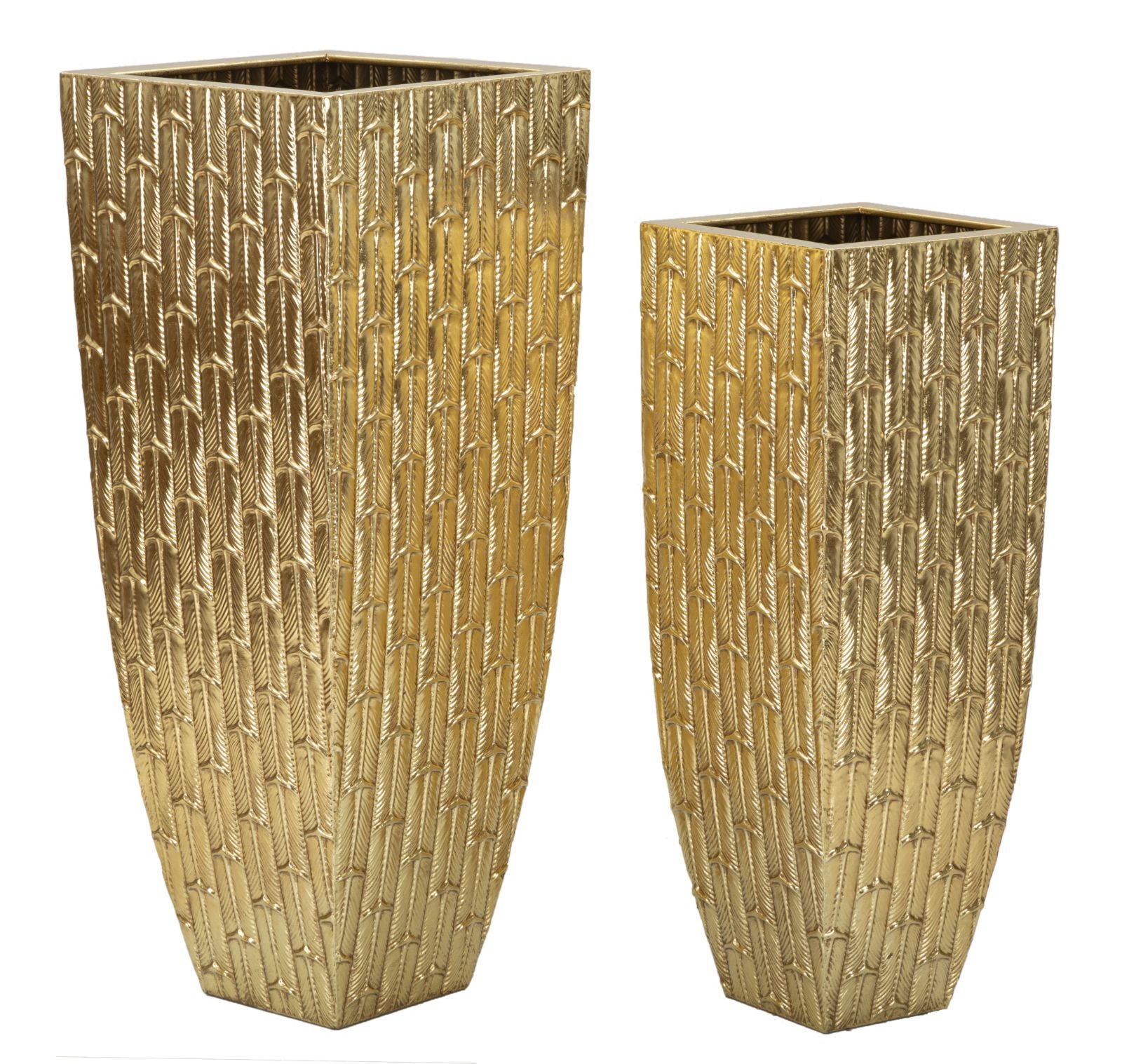 VAASHOUDER GLISS SET 2 STUKS CM 40X40X99-32X32X84 afbeelding
