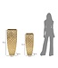 Mauro Ferretti VAASHOUDER GLISS SET 2 STUKS CM 40X40X99-32X32X84
