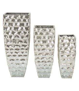 Mauro Ferretti VAASHOUDER ARGY SET 3 STUKS CM Ø 38,1X90,8-30,5X75,6-24,8X62,2
