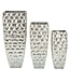 Mauro Ferretti VAASHOUDER ARGY SET 3 STUKS CM Ø 38,1X90,8-30,5X75,6-24,8X62,2