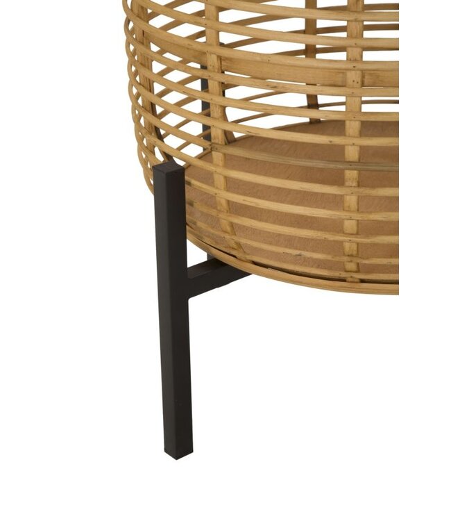 Mauro Ferretti ROTAN VAASHOUDER SET 2 STUKS CM Ø 41X47-33X39