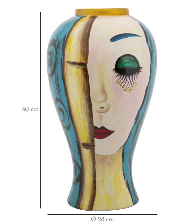 Mauro Ferretti VAAS ART FACE CM Ø 28X50