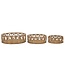 Mauro Ferretti DIENBLAD FUJI SET 3 STUKS CM Ø 50X16-40X14-30X12
