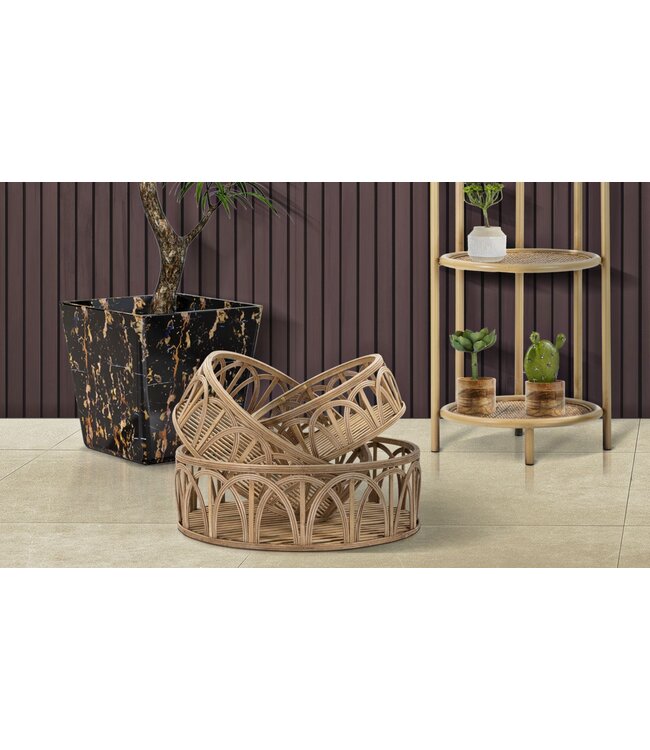 Mauro Ferretti DIENBLAD FUJI SET 3 STUKS CM Ø 50X16-40X14-30X12