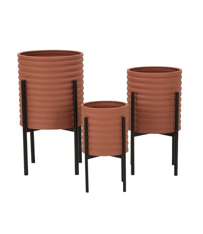 Mauro Ferretti VAASHOUDER MILY SET 3 STUKS CM Ø 36X56,5-30X48,5-24X37,5