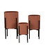 Mauro Ferretti VAASHOUDER MILY SET 3 STUKS CM Ø 36X56,5-30X48,5-24X37,5