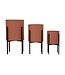 Mauro Ferretti VAASHOUDER MILY SET 3 STUKS CM Ø 36X56,5-30X48,5-24X37,5