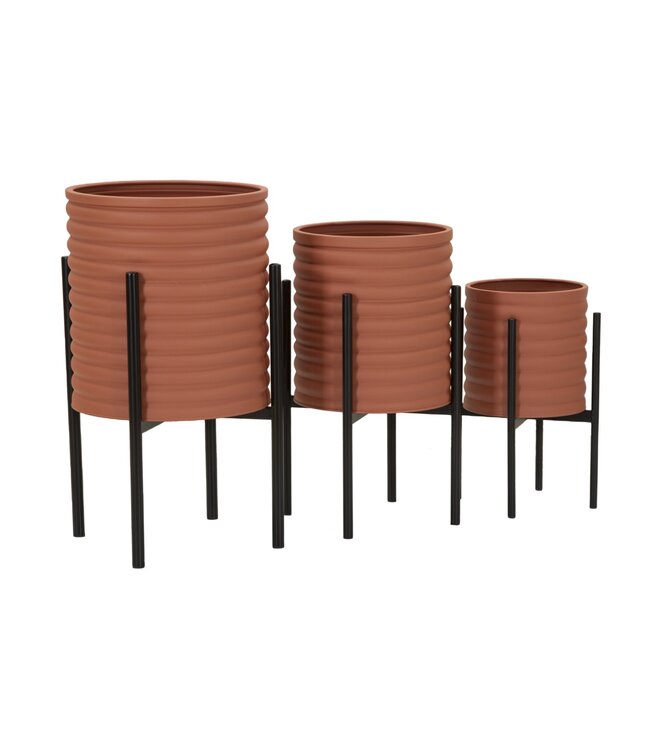 Mauro Ferretti VAASHOUDER MILY SET 3 STUKS CM Ø 36X56,5-30X48,5-24X37,5