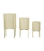 Mauro Ferretti VAAS HGOLDER BETSY SET 3 STUKS CM Ø 36X56,5-30X48,5-24X37,5