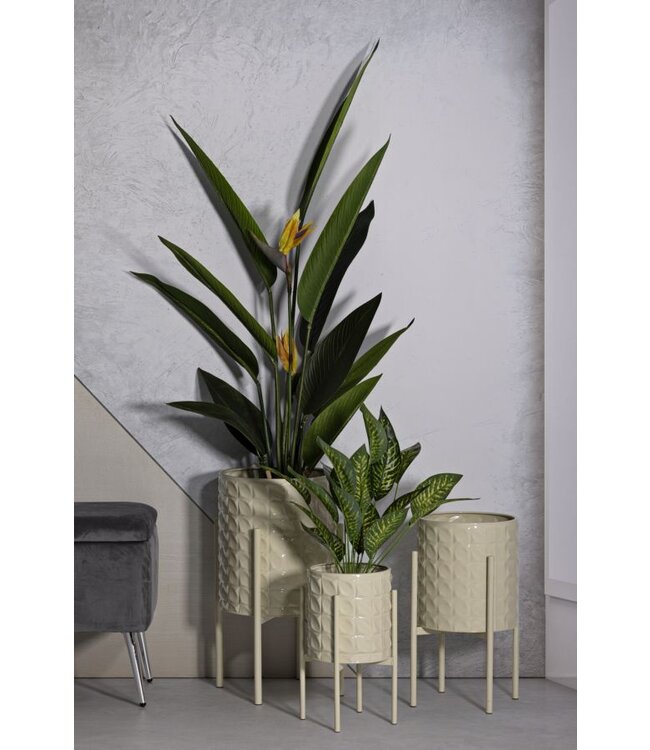 Mauro Ferretti VAAS HGOLDER BETSY SET 3 STUKS CM Ø 36X56,5-30X48,5-24X37,5