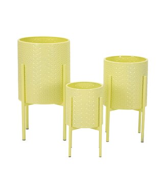 Mauro Ferretti VAASHOUDER IRIS SET 3 STUKS CM Ø 36X56,5-30X48,5-24X37,5