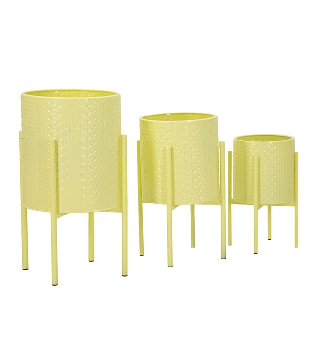 Mauro Ferretti VAASHOUDER IRIS SET 3 STUKS CM Ø 36X56,5-30X48,5-24X37,5