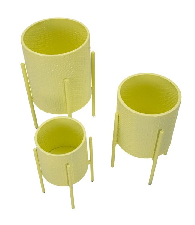 Mauro Ferretti VAASHOUDER IRIS SET 3 STUKS CM Ø 36X56,5-30X48,5-24X37,5