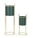 Mauro Ferretti VAASHOUDER GRENT SLIM SET 2 STUKS CM Ø 24X70-19,5X45