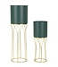 Mauro Ferretti VAASHOUDER GRENT STAND SET 2 STUKS CM Ø 23X70-19X50