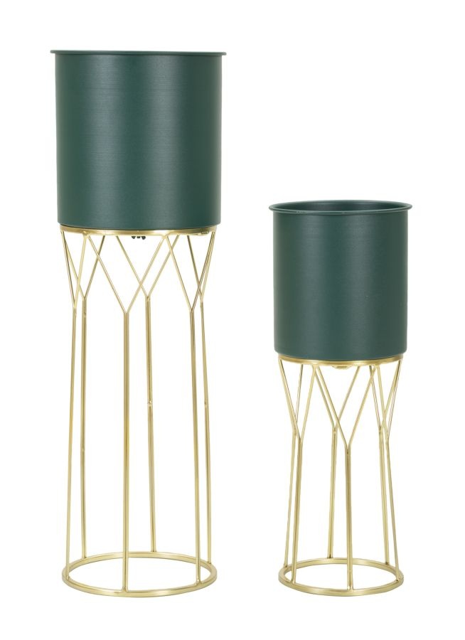 VAASHOUDER GRENT STAND SET 2 STUKS CM Ø 23X70-19X50 afbeelding