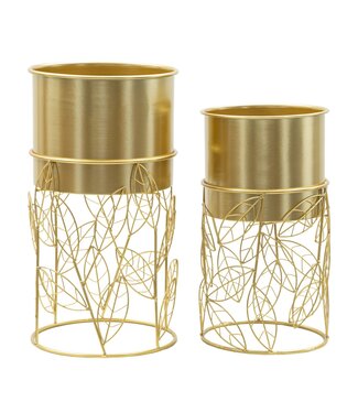 Mauro Ferretti VAASHOUDER LIVI SET 2 STUKS CM Ø 23X43-20X36