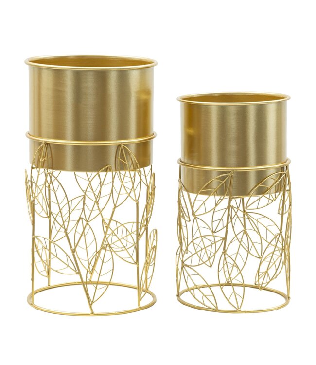 Mauro Ferretti VAASHOUDER LIVI SET 2 STUKS CM Ø 23X43-20X36