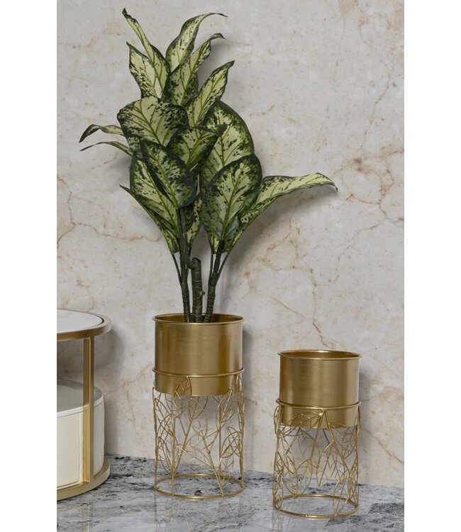 Mauro Ferretti VAASHOUDER LIVI SET 2 STUKS CM Ø 23X43-20X36