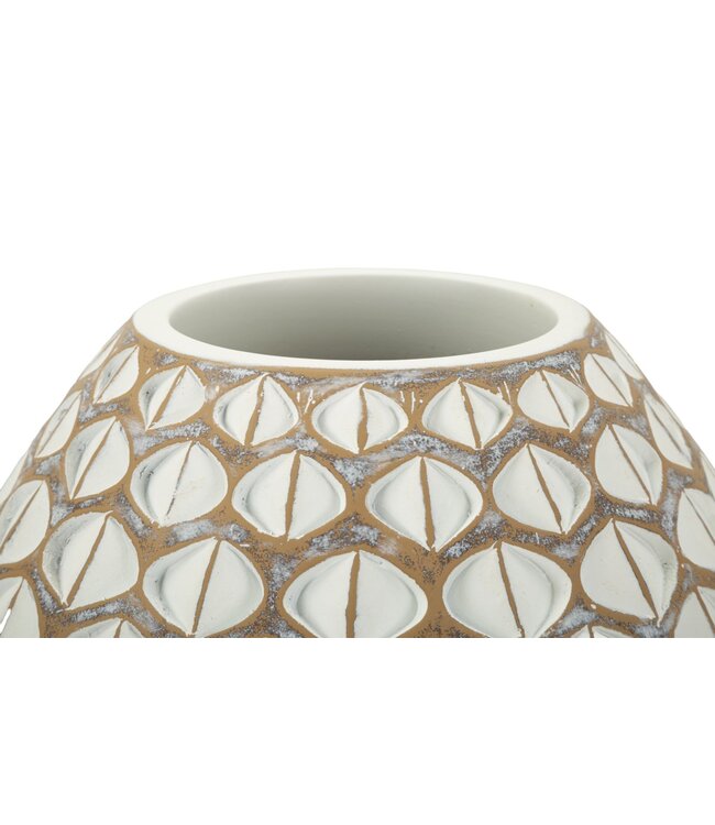 Mauro Ferretti RESIN VAAS TIBET CM Ø27X27