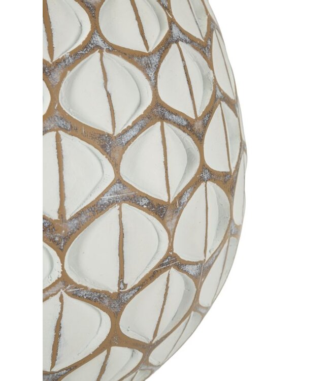 Mauro Ferretti RESIN VAAS TIBET CM Ø27X27