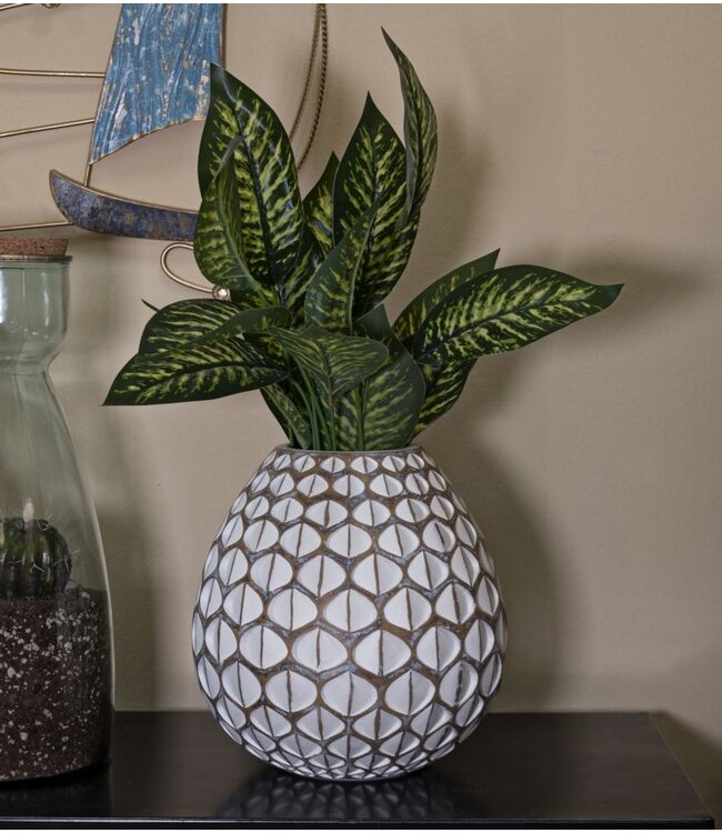 Mauro Ferretti RESIN VAAS TIBET CM Ø27X27