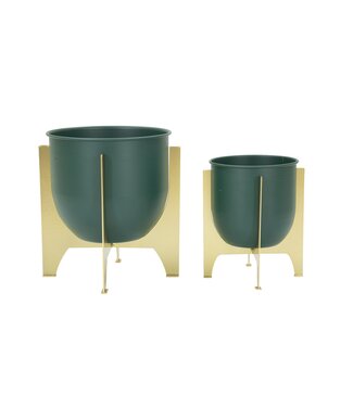 Mauro Ferretti VAASHOUDER GRENT SHET SET 2 STUKS CM Ø 24,5X26-19X21
