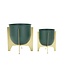 Mauro Ferretti VAASHOUDER GRENT SHET SET 2 STUKS CM Ø 24,5X26-19X21