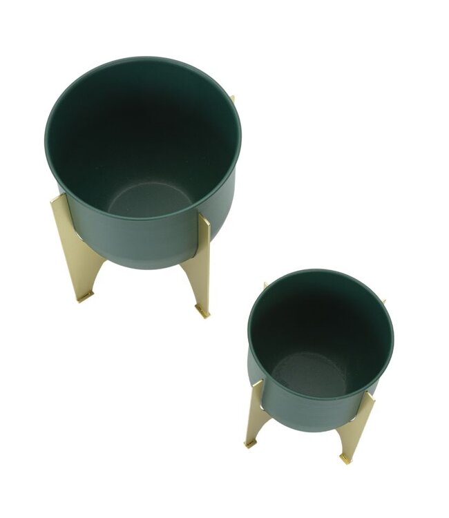 Mauro Ferretti VAASHOUDER GRENT SHET SET 2 STUKS CM Ø 24,5X26-19X21