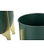 Mauro Ferretti VAASHOUDER GRENT SHET SET 2 STUKS CM Ø 24,5X26-19X21