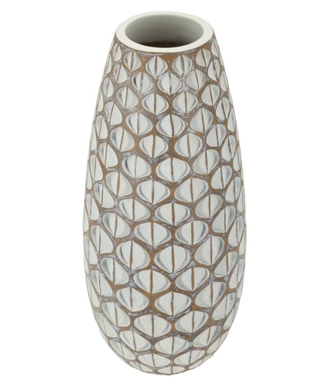 Mauro Ferretti RESIN VAAS TIBET CM Ø 20X45,5