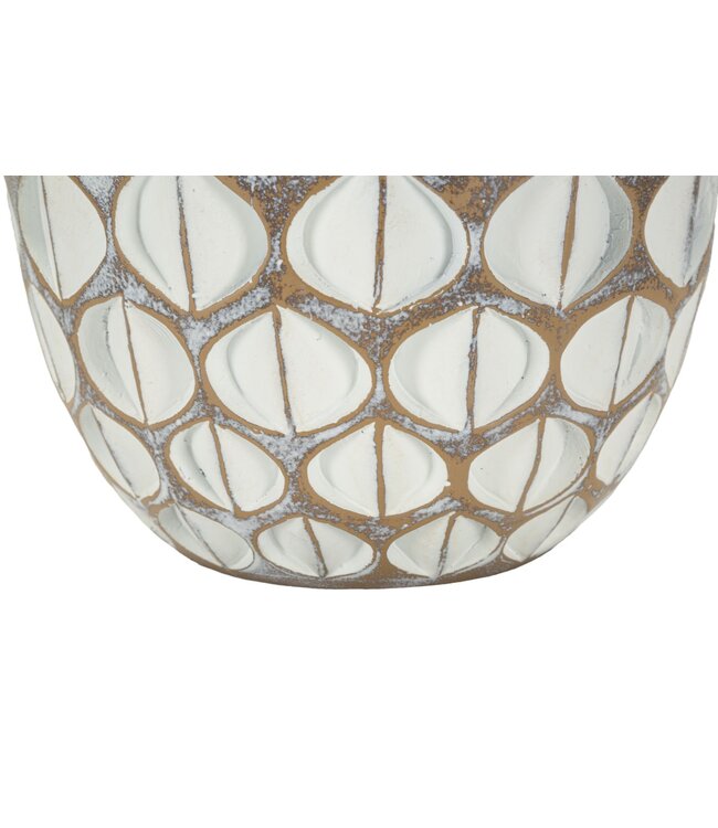 Mauro Ferretti RESIN VAAS TIBET CM Ø 20X45,5