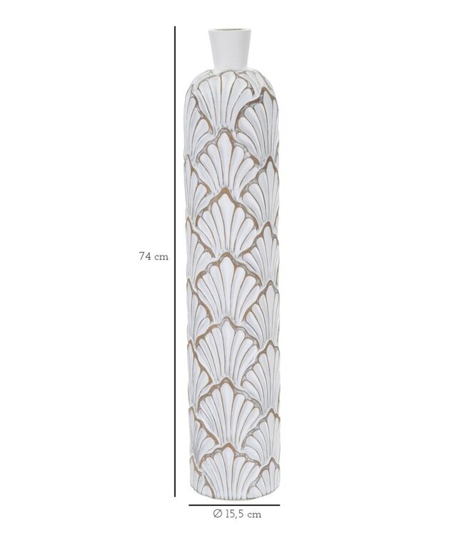 Mauro Ferretti VAAS POLYRESIN PANAMA HOOG CM Ø 15,5X74