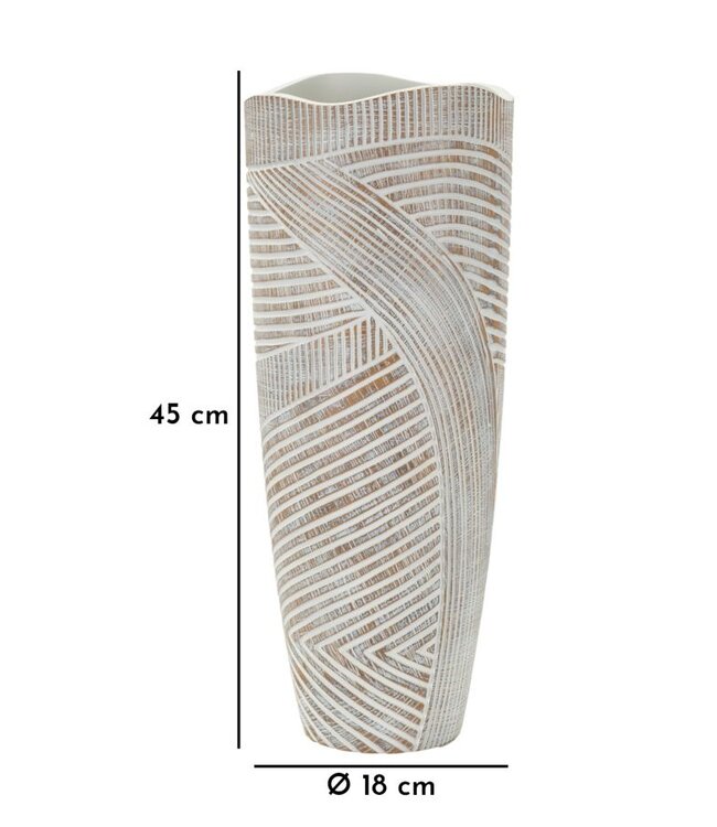 Mauro Ferretti VAAS HARS HOUT CM Ø 18x45 - 421320003
