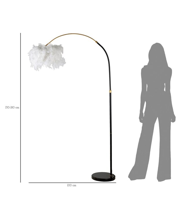 Mauro Ferretti VLOERLAMP LAMP PLUR CM 100X150-180