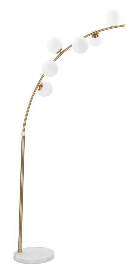 VLOERLAMP GLAMY ARC 6 LUCI CM 130X45X220-246 afbeelding