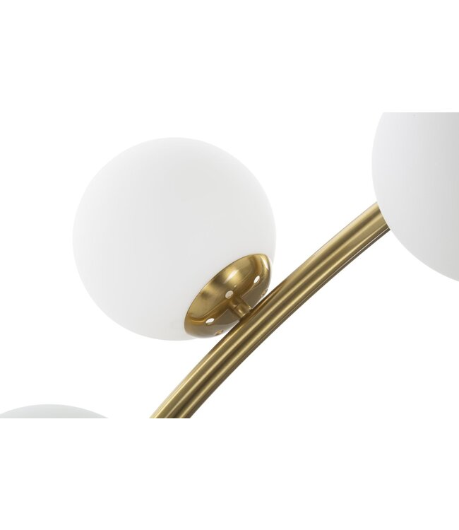 Mauro Ferretti VLOERLAMP GLAMY ARC 6 LUCI CM 130X45X220-246