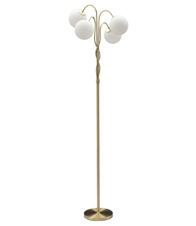 Mauro Ferretti VLOERLAMP GLIMÉ 4 LICHT CM Ø 54X176