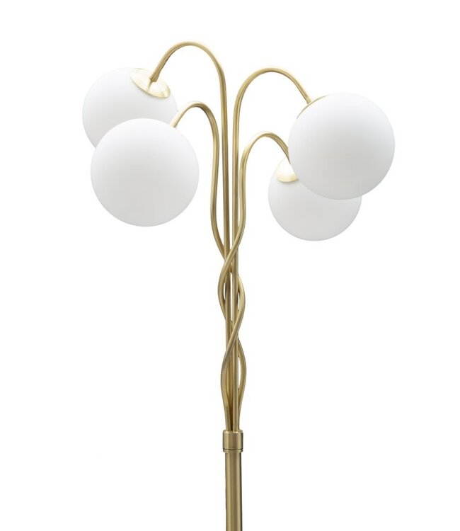 Mauro Ferretti VLOERLAMP GLIMÉ 4 LICHT CM Ø 54X176