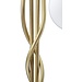 Mauro Ferretti VLOERLAMP GLIMÉ 4 LICHT CM Ø 54X176 - 1711120001